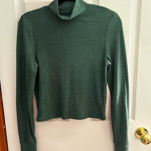 Waffle Knit Long Sleeve Top